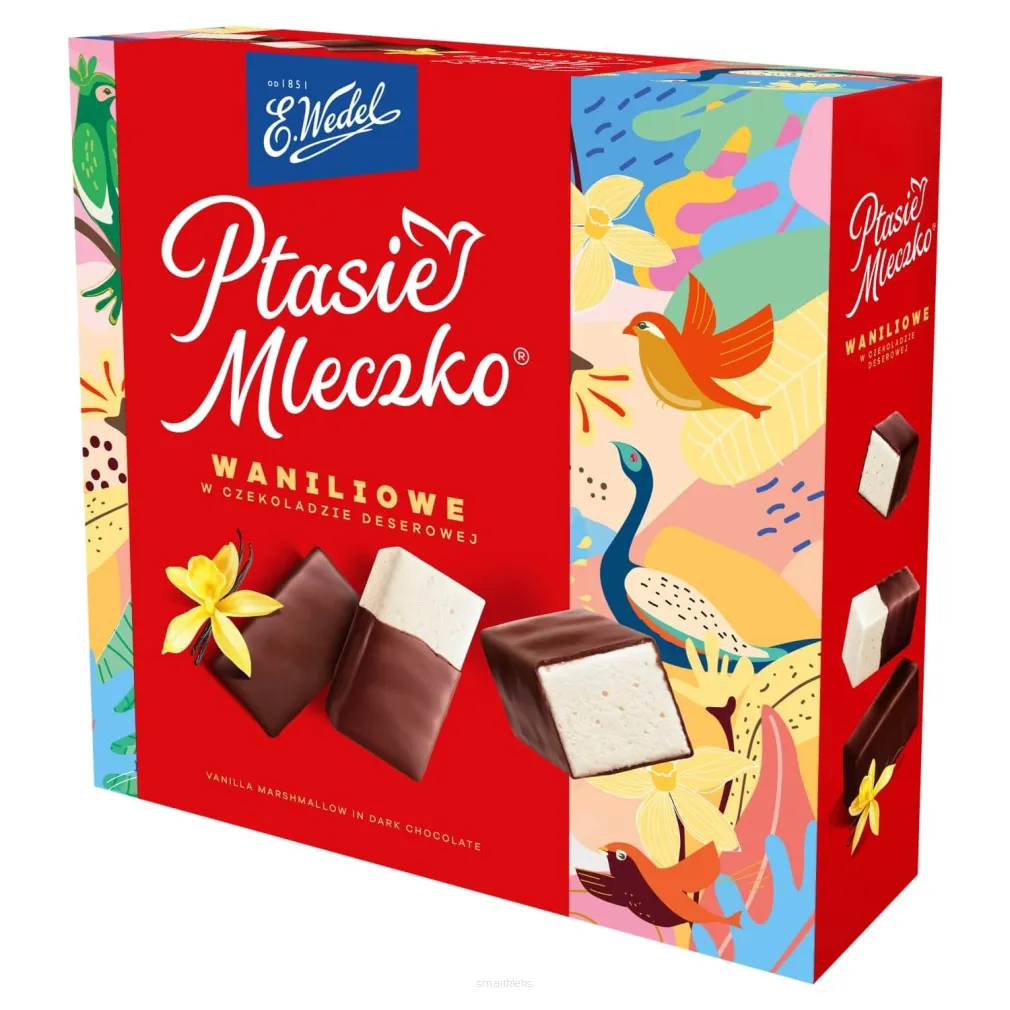 WEDEL PTASIE MLECZKO WANILIA 340G
