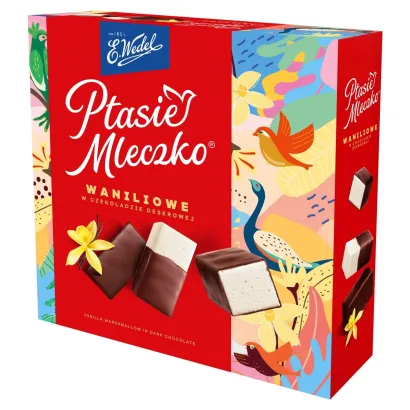 WEDEL PTASIE MLECZKO WANILIA 340G
