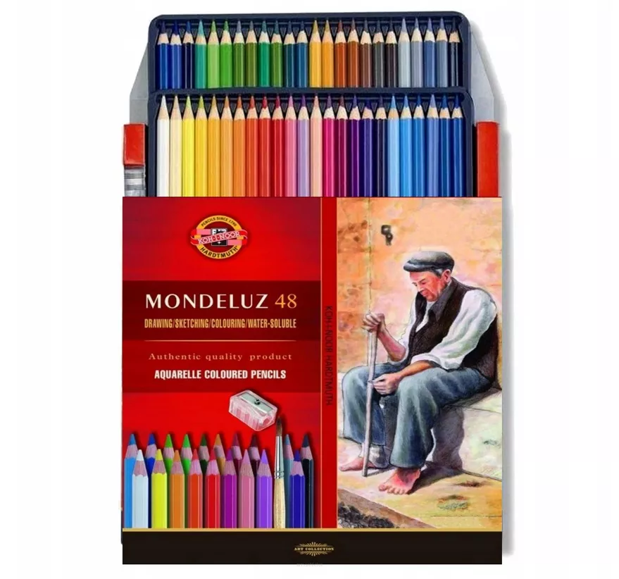 Kredki akwarelowe Mondeluz Koh-I-Noor 48kol 3713 smartkleks.pl