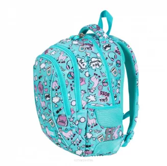 Plecak Dziecięcy St.Right 3-Komorowy 20l. Pastelowe Lamy BP26