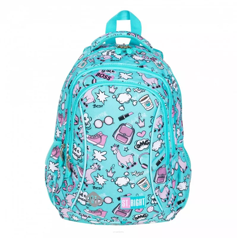 Plecak Dziecięcy St.Right 3-Komorowy 20l. Pastelowe Lamy BP26