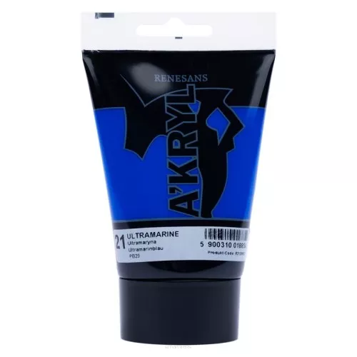 Farba Akrylowa Renesans 100ml 21 Ultramaryna