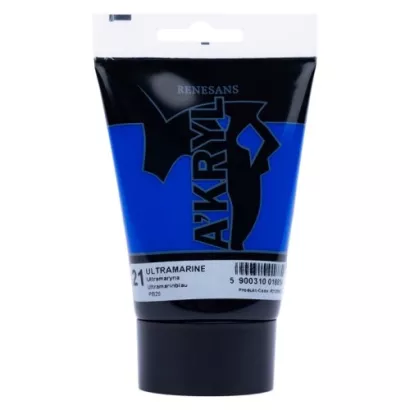 Farba Akrylowa Renesans 100ml 21 Ultramaryna