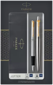 Parker Jotter Duo Pióro Wieczne + Długopis Kulkowy Zestaw Prezentowy