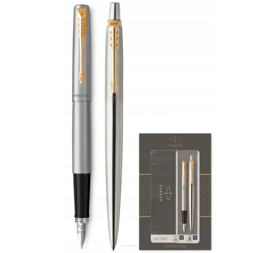 Parker Jotter Duo Pióro Wieczne + Długopis Kulkowy Zestaw Prezentowy