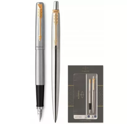 Parker Jotter Duo Pióro Wieczne + Długopis Kulkowy Zestaw Prezentowy