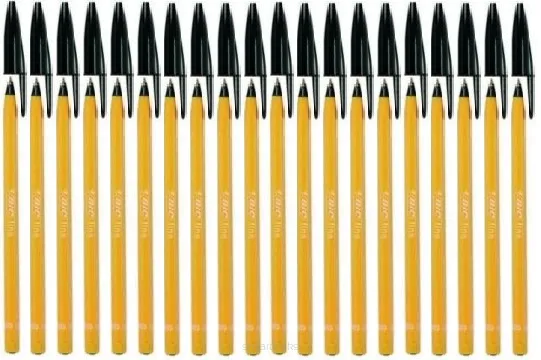 Zestaw 20 x Długopis BiC Orange Original Fine Czarny