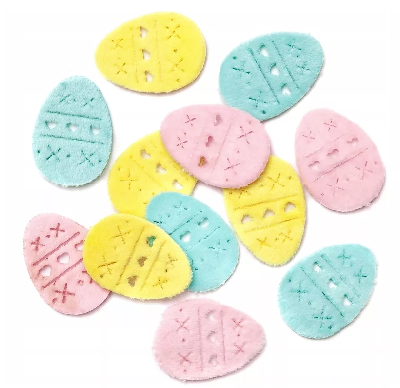 Naklejki z Filcu Wielkanoc Pisanki dp Craft 12szt DPWL-034