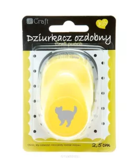Dziurkacz Ozdobny Kotek 2,5 cm smartkleks.pl