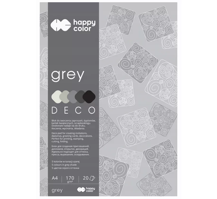 Blok Do Zaproszeń A4 5 Kolorów  Happy Color