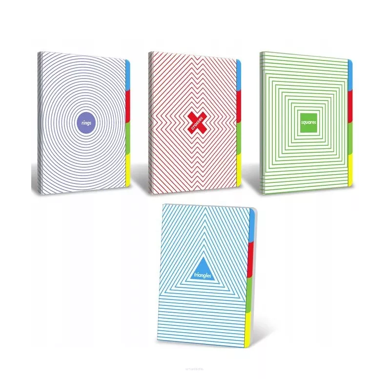 Zeszyt z Registrami A5 TOP-2000 Form 4 80k. Kratka