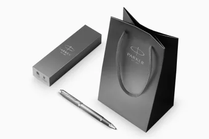 Pióro Kulkowe Parker IM Writing Rituals Grey z Torebką 2203897