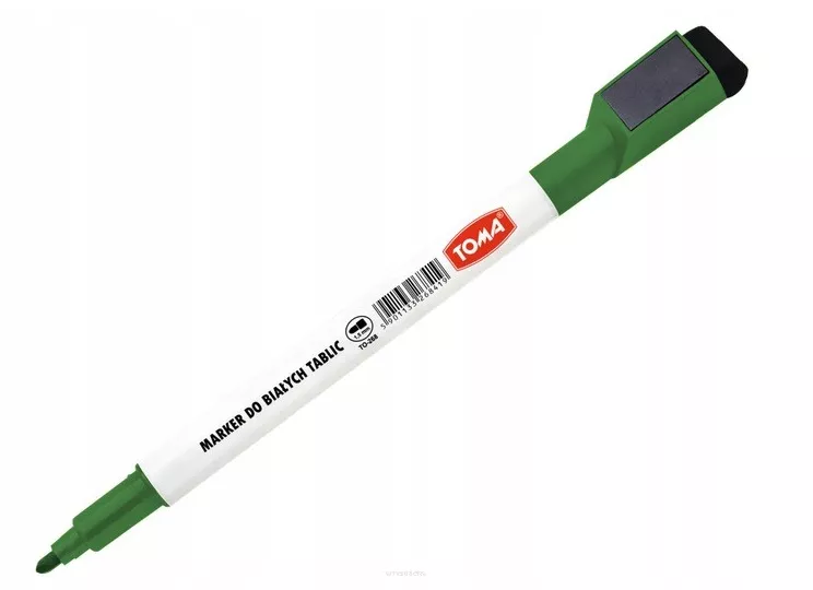 Marker Do Białych Tablic Suchościeralnych TOMA ZIELONY smartkleks.pl