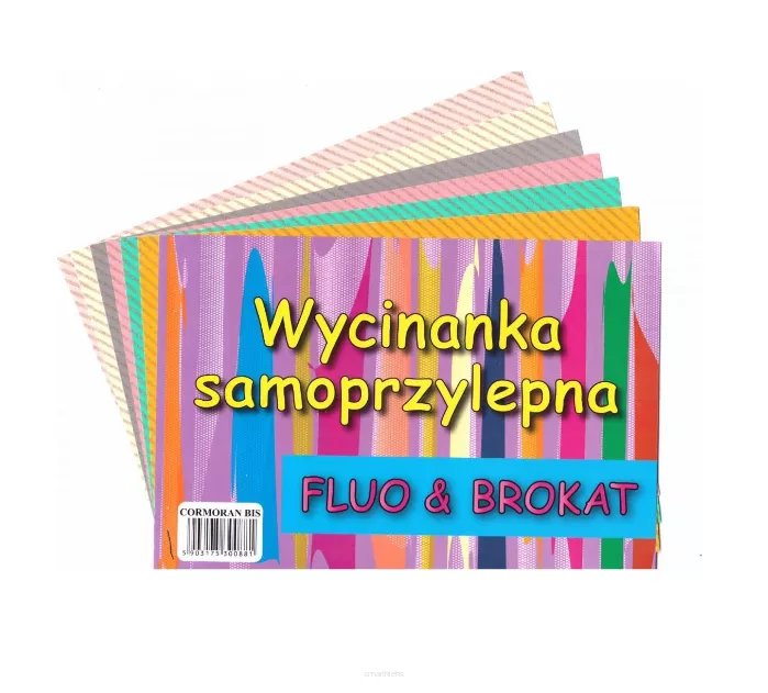 Wycinanka Samoprzylepna Fluo & Brokat A4 Cormoran