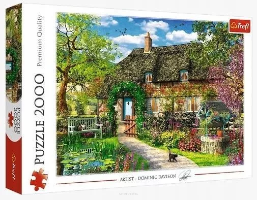 Puzzle Trefl 2000 Elementów Wiejska Chatka  SmartKleks.pl