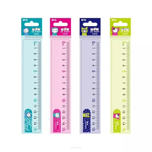 Linijka Plastikowa So Many Cats 15cm smartkleks.pl