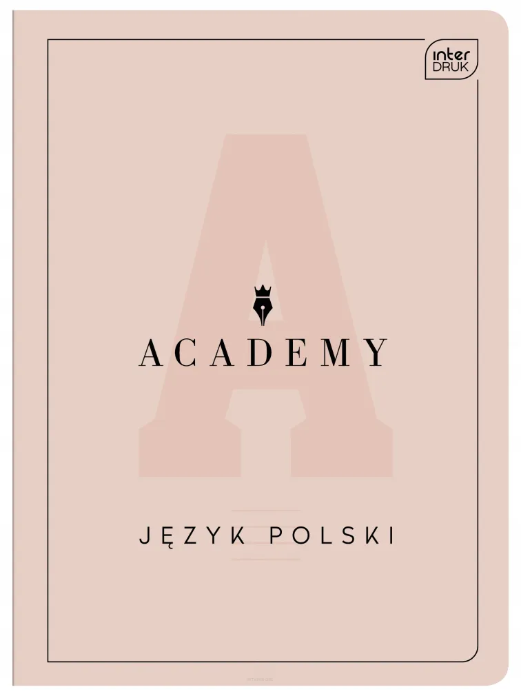 Zeszyt tematyczny InterDruk A5 60 linia 90g Polski Academy Hybryda