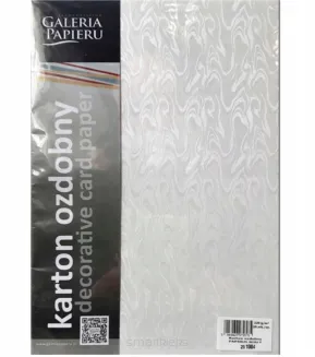 Karton Ozdobny Papirus Biały Galeria Papieru smartkleks.pl