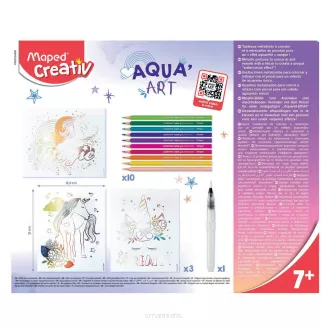 Zestaw Maped  Aqua Art Obrazy Akwarelowe - Jednorożec SmartKleks.pl