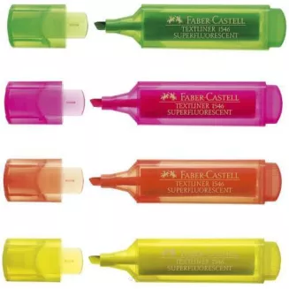 Zakreślacze Faber-Castell 4szt - 2
