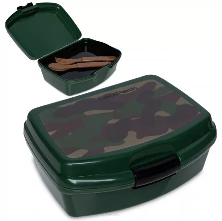 Śniadaniówka Lunchbox CoolPack Rumi Moro + Sztućce 