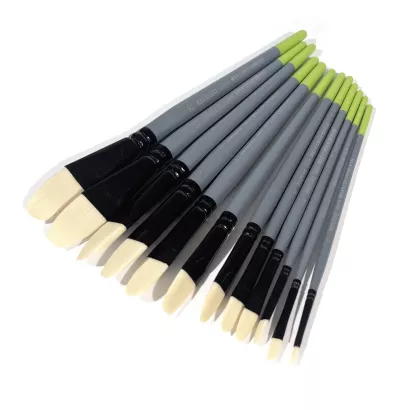 Pędzel koci język szczecinowy syntetyczny seria 1005R - Renesans - nr - 2