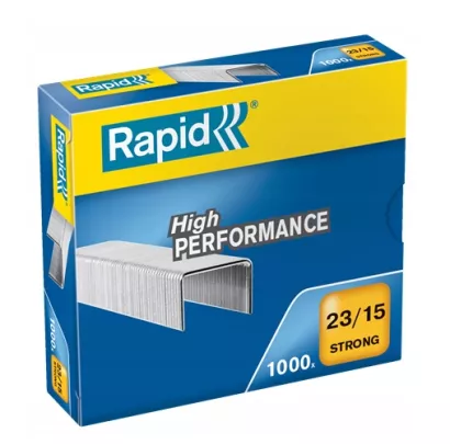 Zszywki Rapid Strong 23/15 - 1000 sztuk, do zszywania do 120 kartek