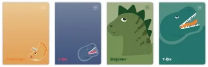 Zeszyt A5 Kratka 16 Kartek Dinozaury Interdruk