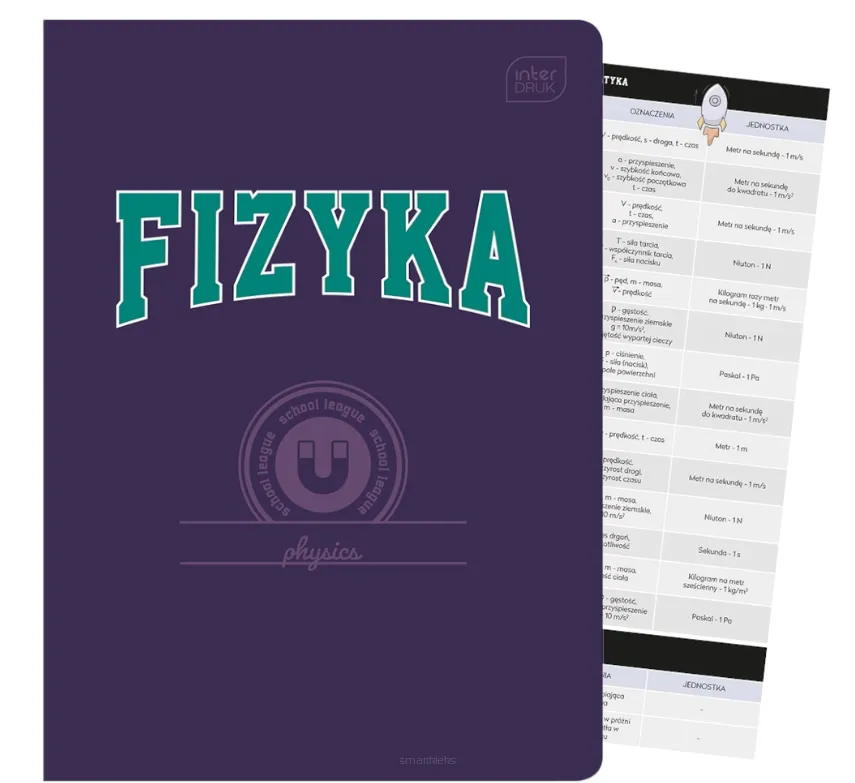 Zeszyt Tematyczny - Fizyka  A5/60 w Kratkę Interdruk smartkleks.pl