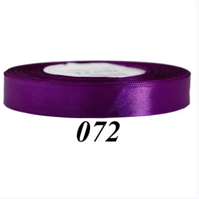 Wstążka Satynowa 12mm/32mb Ciemnofioletowa