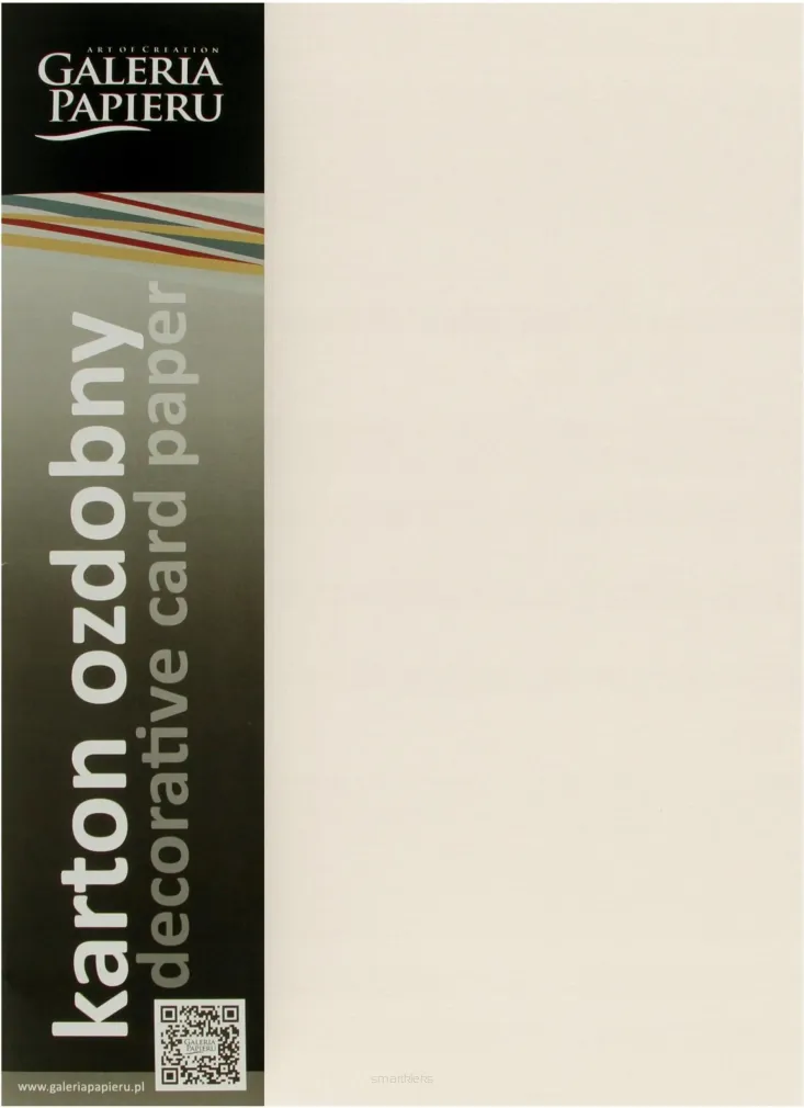 Karton Ozdobny Kratka Kremowy 220g A4 Galeria Papieru 201632