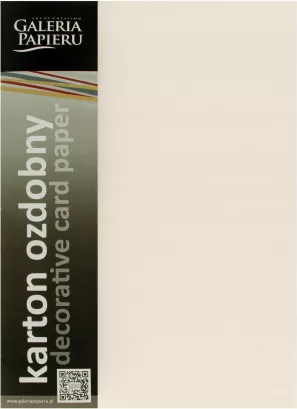 Karton Ozdobny Kratka Kremowy 220g A4 Galeria Papieru 201632