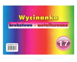 Wycinanka Brokatowo - Metalizowana 17 A4 Cormoran