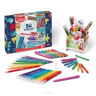 Zestaw Maped Do Malowania 50 El. + Organizer SmartKleks.pl