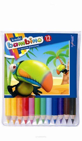 Kredki ołówkowe Bambino 12 kolorów