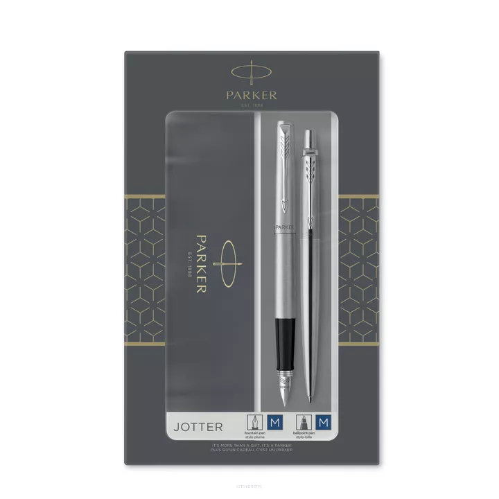 Parker Jotter Duo Pióro Wieczne + Długopis Zestaw Prezentowy smartkleks.pl