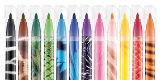Flamastry Maped Color' Peps Animals 12 kolorów SmartKleks.pl