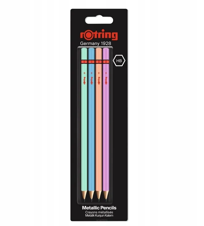 Zestaw Ołówków Rotring HB Metalik