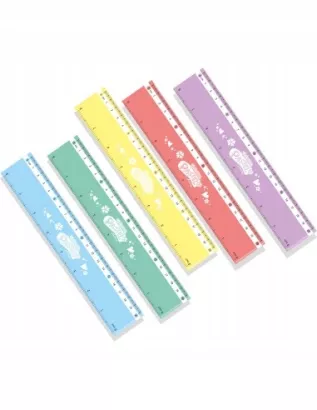 Linijka Plastikowa 20cm Pastelowa Colorino