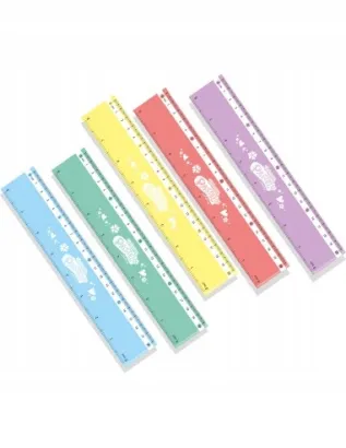 Linijka Plastikowa 20cm Pastelowa Colorino