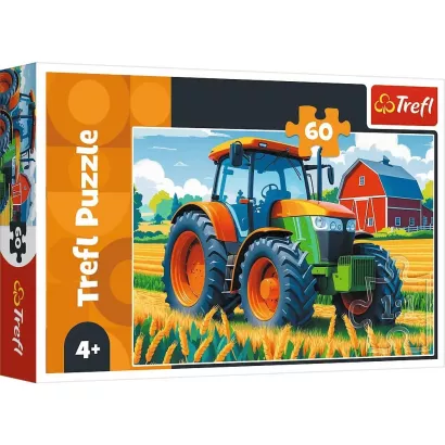 Puzzle Trefl Pojazd Rolnika 60 elementów