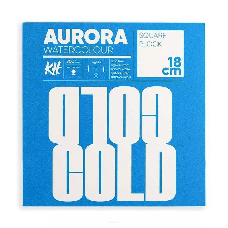 Blok do Akwareli Aurora Cold Pressed 180x180mm