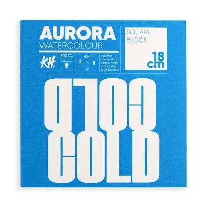 Blok do Akwareli Aurora Cold Pressed 180x180mm