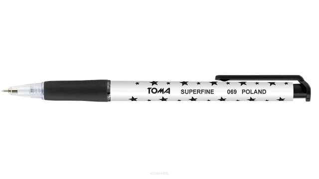 Długopis Toma Superfine TO-069 czarny
