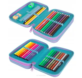 Zestaw Coolpack Gradient Blueberry Jerry Plecak + Worek + Wyposażony Piórnik - 8