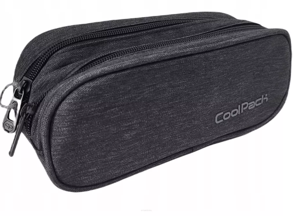 Piórnik Saszetka Dwukomorowa CoolPack Clever Snow Black