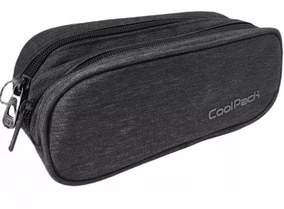 Piórnik Saszetka Dwukomorowa CoolPack Clever Snow Black