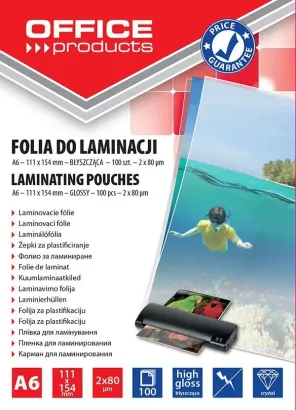 Folia do Laminacji A6 Office 80mic