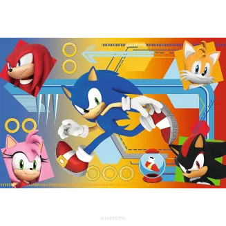 Puzzle Trefl 60 Elementów Sonic w Akcji smartkleks.pl