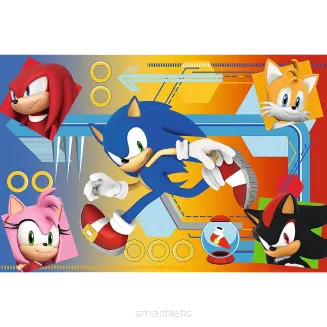 Puzzle Trefl 60 Elementów Sonic w Akcji smartkleks.pl